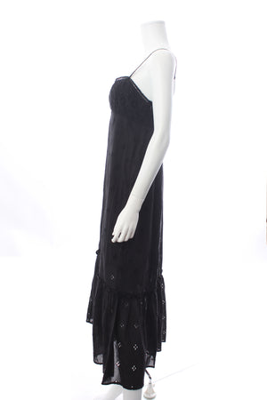 RIXO Sorcha Eyelet-Embroidered Cotton Midi Dress