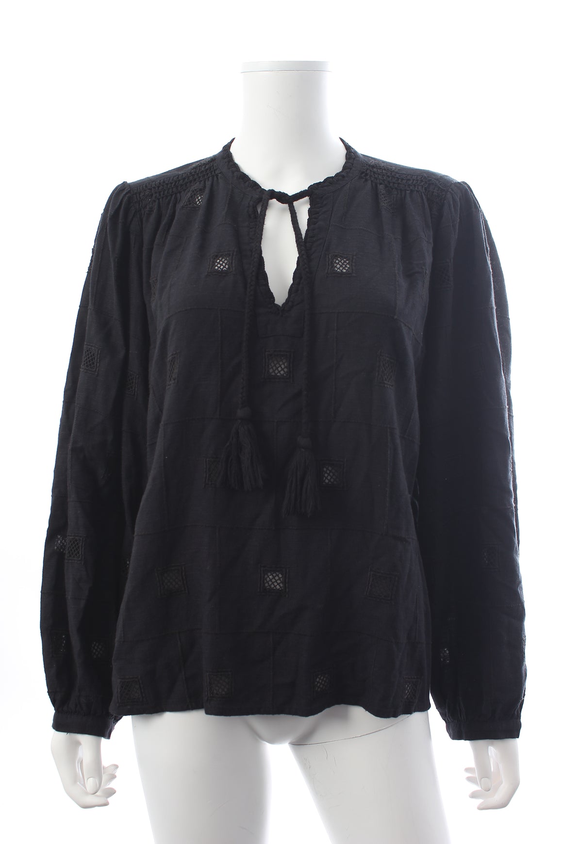 Ba&sh Ravel Openwork Blouse