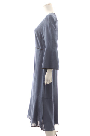 Cefinn Contrast-Trim Midi Dress