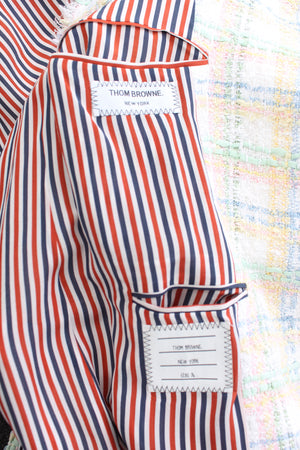 Thom Browne Cotton-Blend Tweed Coat
