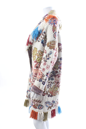 Etro Floral Jacquard Wool-Blend Cardigan