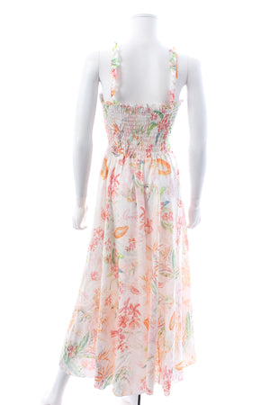 Charo Ruiz Floral Printed Cotton Maxi Dress