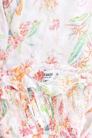 Charo Ruiz Floral Printed Cotton Maxi Dress