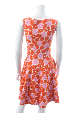 Antonino Valenti Floral Jacquard Stretch-Knit Dress
