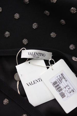 Valentino Embellished Wool and Silk-Blend Crepe Mini Skirt