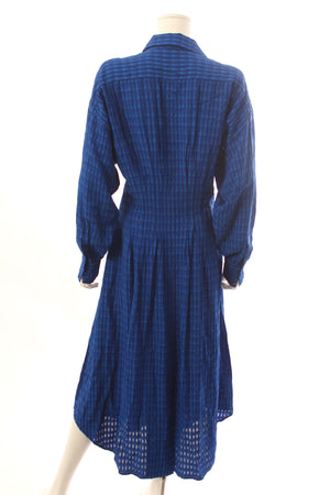 Cult Gaia Eden Textured Gingham Dress