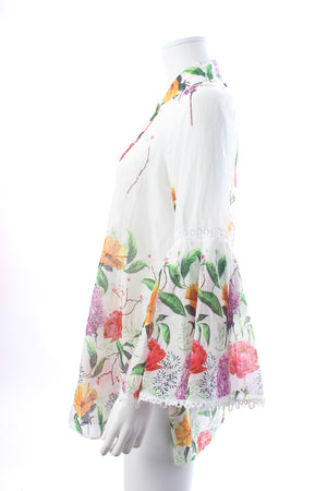 Charo Ruiz Ibiza Aster Printed Cotton Blouse