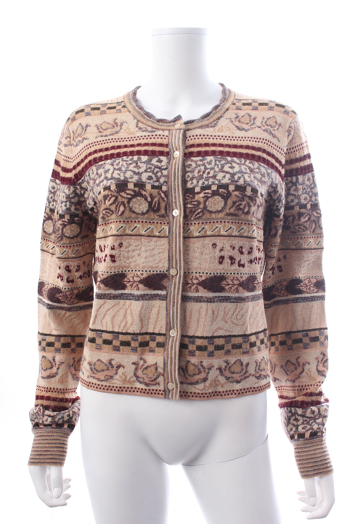 Ulla Johnson Liza Jacquard Knit Cardigan