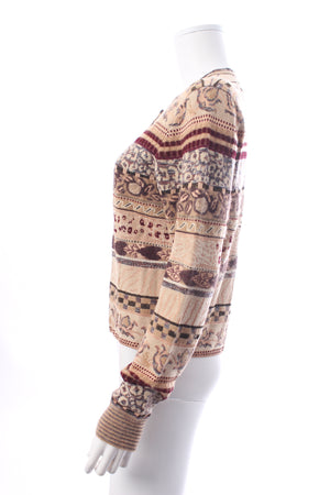 Ulla Johnson Liza Jacquard Knit Cardigan