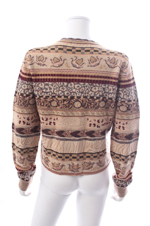 Ulla Johnson Liza Jacquard Knit Cardigan