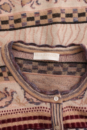 Ulla Johnson Liza Jacquard Knit Cardigan