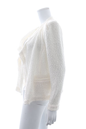 Iro 'Carta' Frayed Cotton-Blend Bouclé Jacket