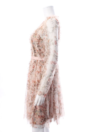 Needle & Thread Garland & Flora Ruffled Printed Dress