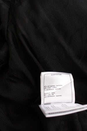 Chanel Embellished Metallic Lambskin Leather Jacket