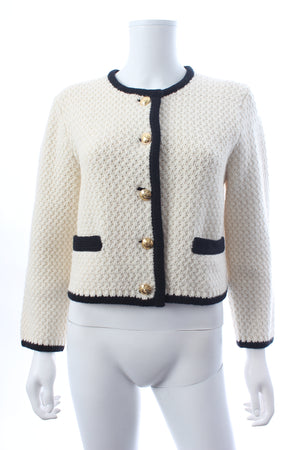 Nili Lotan Perah Wool Knit Cardigan