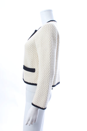 Nili Lotan Perah Wool Knit Cardigan