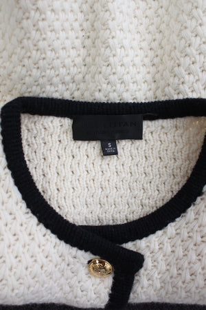 Nili Lotan Perah Wool Knit Cardigan