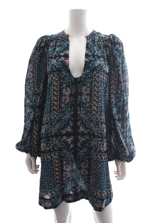 Ulla Johnson Nerissa Printed Coverup Mini Dress