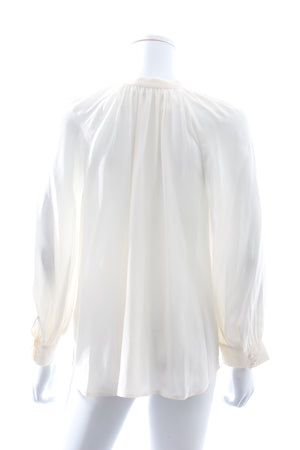 FRAME Buttoned Silk Blouse