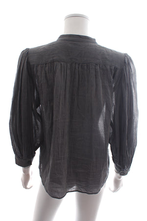 Masscob Balboa Striped Cotton Blouse