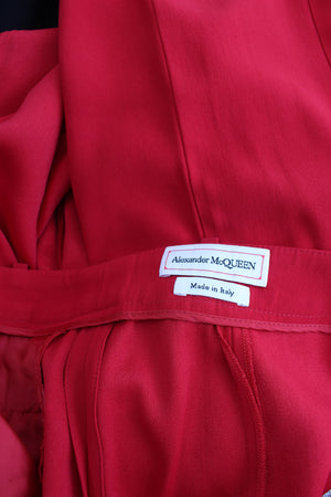 Alexander McQueen Crepe Flared Trousers (co-ordinating item)
