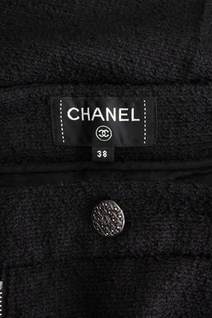 Chanel Wool-Blend Bouclé Straight-Leg Slim Trousers