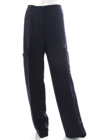 Jacquemus La Collectionneuse Textured Crepe Straight-Leg Trousers