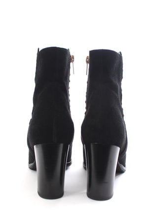 Jimmy Choo Harlow 80 Embellished Suede Ankle Boots