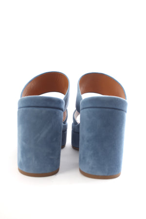 Chloé Odina Suede Platform Sandals