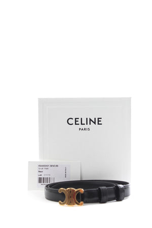 Celine Small Triomphe Leather Belt