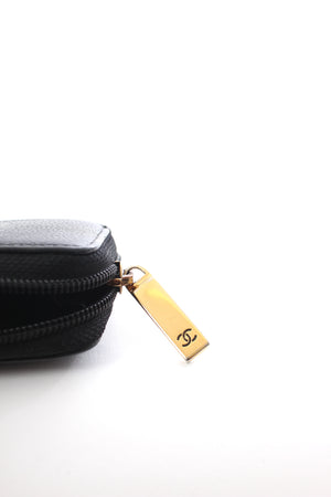 Chanel Timeless CC Caviar Leather Zip Wallet