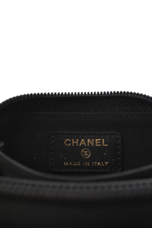 Chanel Timeless CC Caviar Leather Zip Wallet