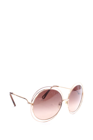Chloé Carlina CE114SD Oversized Round Sunglasses