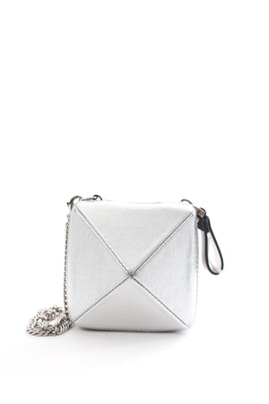 Valentino Rockstud Leather Chain Strap Coin Purse