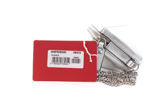 Valentino Rockstud Leather Chain Strap Coin Purse