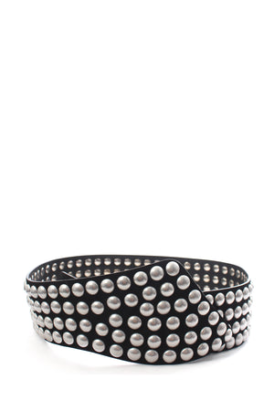 Isabel Marant Milda Studded Leather Waist Belt