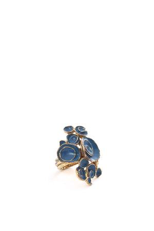 Vintage Yves Saint Laurent Arty Cluster Flowers Statement