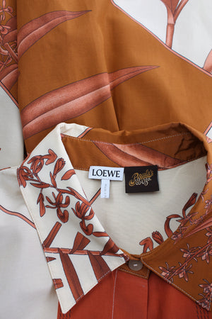LOEWE + Paula's Ibiza Printed Silk and Cotton-Blend Shirt