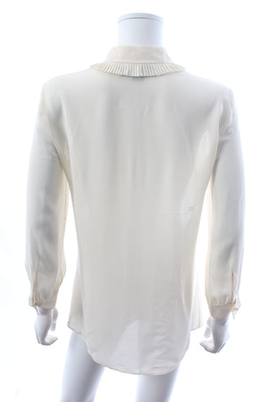 Gucci Ruffle-Trimmed Silk Blouse