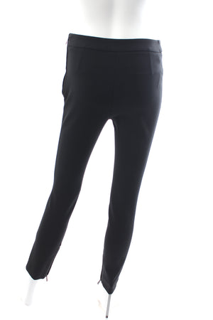 Valentino Ankle Zip Skinny Stretch-Crepe Trousers