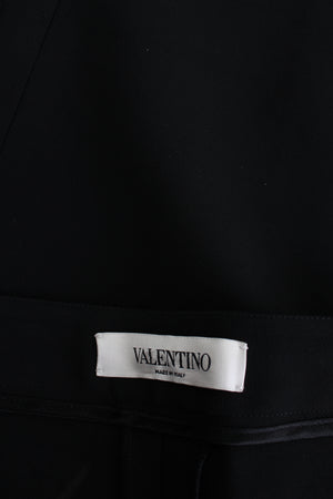 Valentino Ankle Zip Skinny Stretch-Crepe Trousers