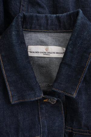 Golden Goose Deluxe Brand Belted Denim Jacket