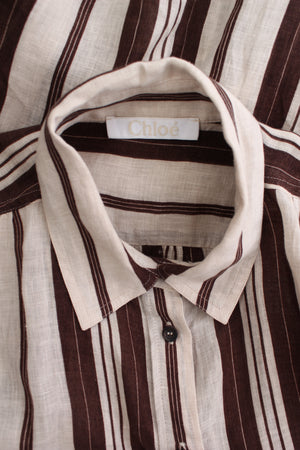 Chloé Striped Linen Shirt
