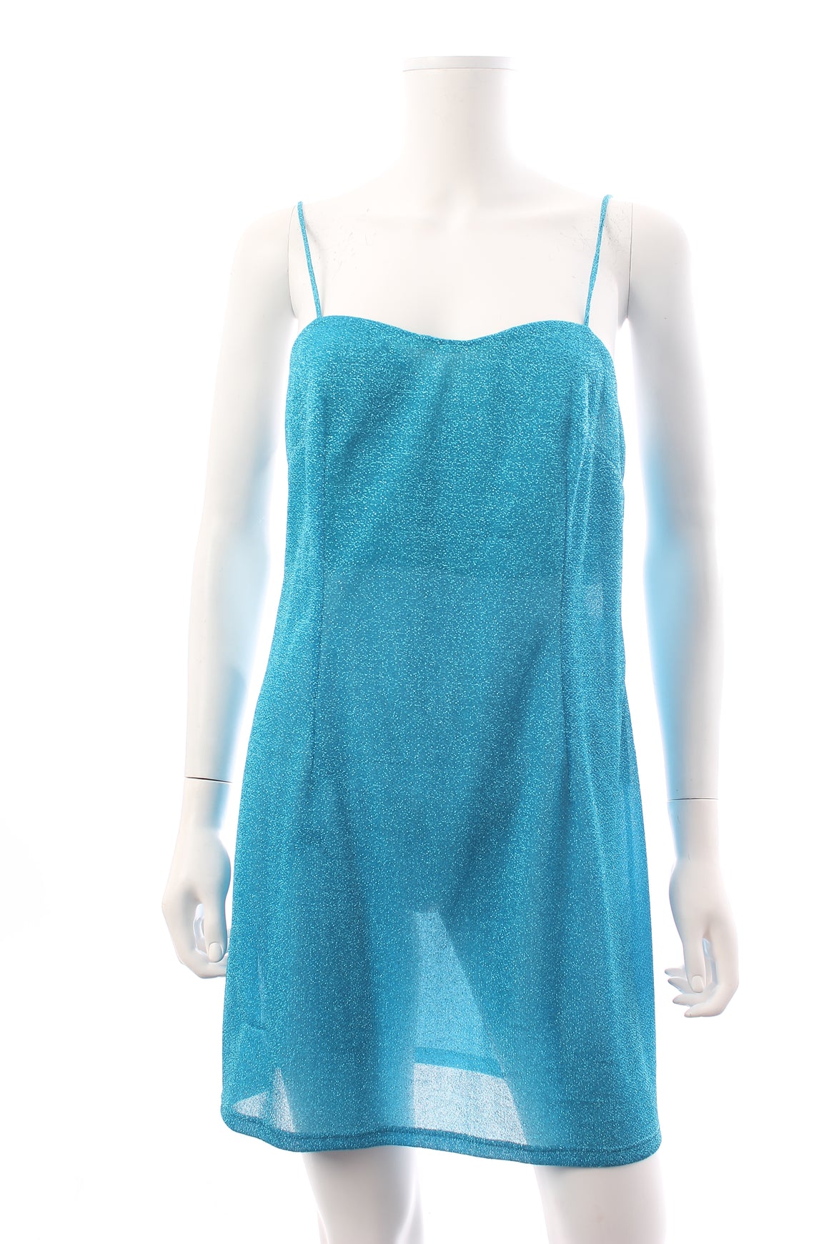 Delpozo Glitter Slip Mini Dress