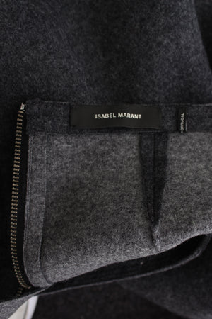 Isabel Marant Freya Merino Wool Felt Mini Skirt