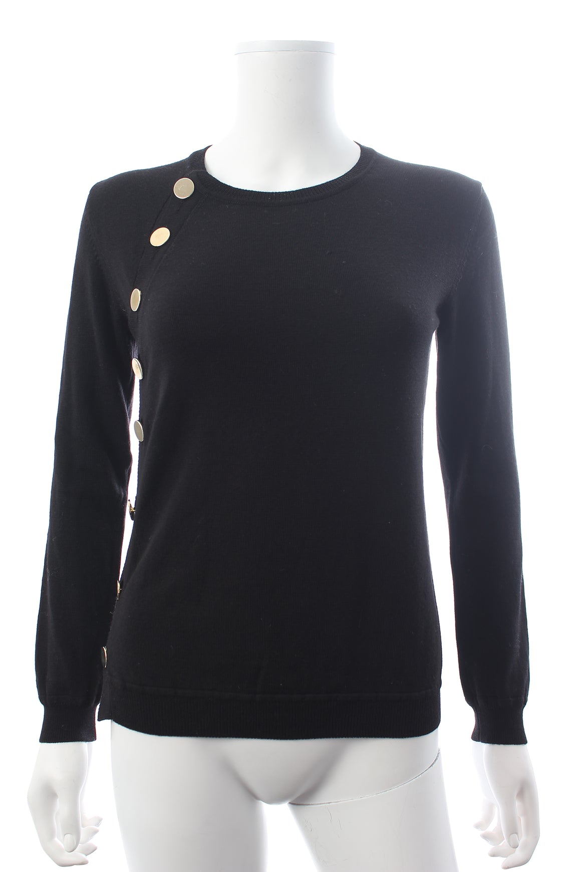 Altuzarra Asymmetric Buttoned Wool Sweater