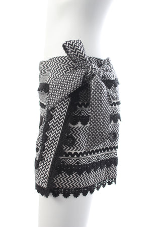 Dodo Bar Or Aviva Wrap Cotton Mini Skirt