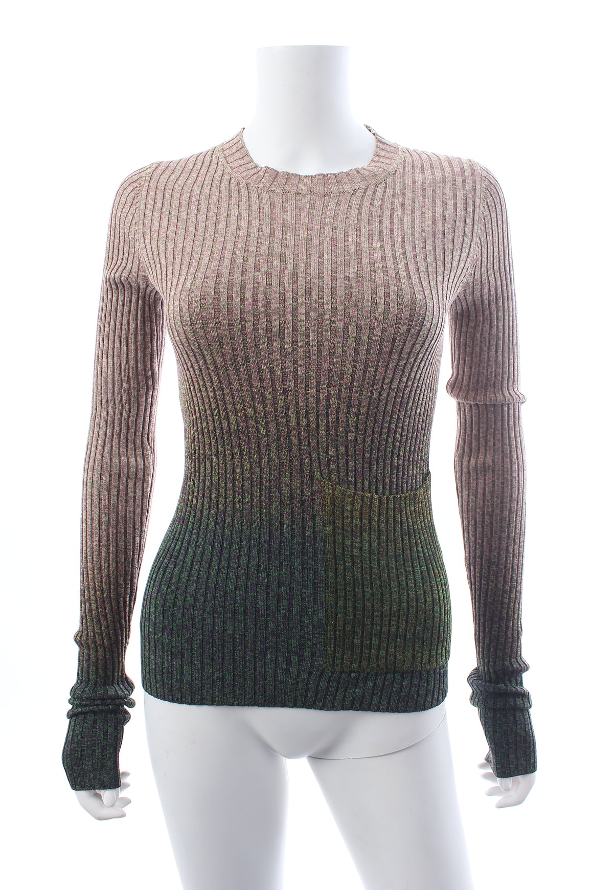 Acne Studios Rasha Ribbed Knit Cotton-Stretch Sweater