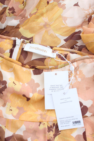 Zimmermann Balance Flutter Printed Midi Skirt - Spring 2025 Collection