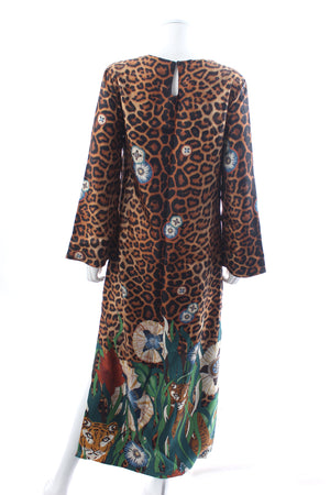 PAULA Printed Silk Midi Dress